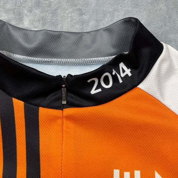 Primal Bike MS Willamette Valley 2014 Cycling Jersey Men's Large Orange Black - Picture 5 of 11
